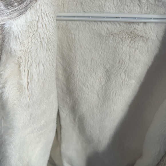 Athleta Cream/ Oatmeal Fleece Jacket - Picture 8 of 11
